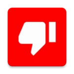 show dislike android application logo